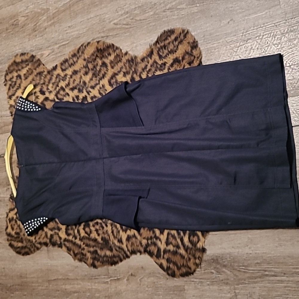 Denim & Rhinestone Dress - Picture 4 of 7
